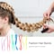 Anself-Mini Hair Bands Soft Elastic Bands for Kids Girls Hair Braiding Disposable Hair Bands for Fine Hair