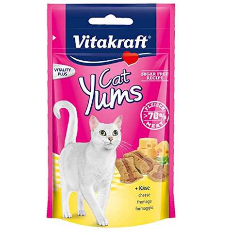 Vitakraft Cat Food Yums Cheese 40 Gram