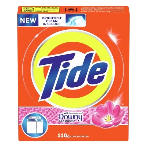 Tide Concentrated Laundry Detergent Powder Essence Of Downy 110g