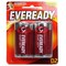 Eveready Heavy Duty Battery Red D 2 Pieces