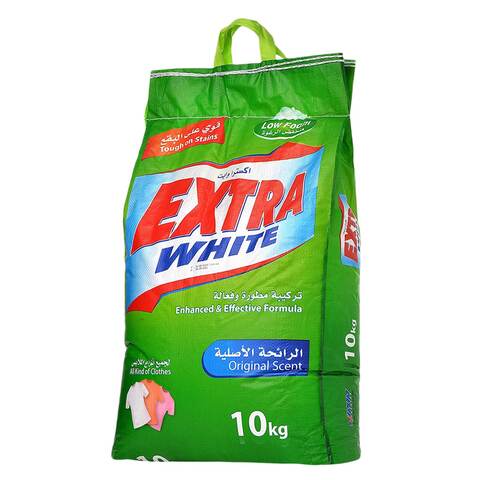 Buy EXTRA WHITE LOW FOAM DET PWDER 10KG in Kuwait