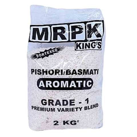 Kings M. R. P. K Grade 1 Pishori Aromatic Basmati Rice 2kg