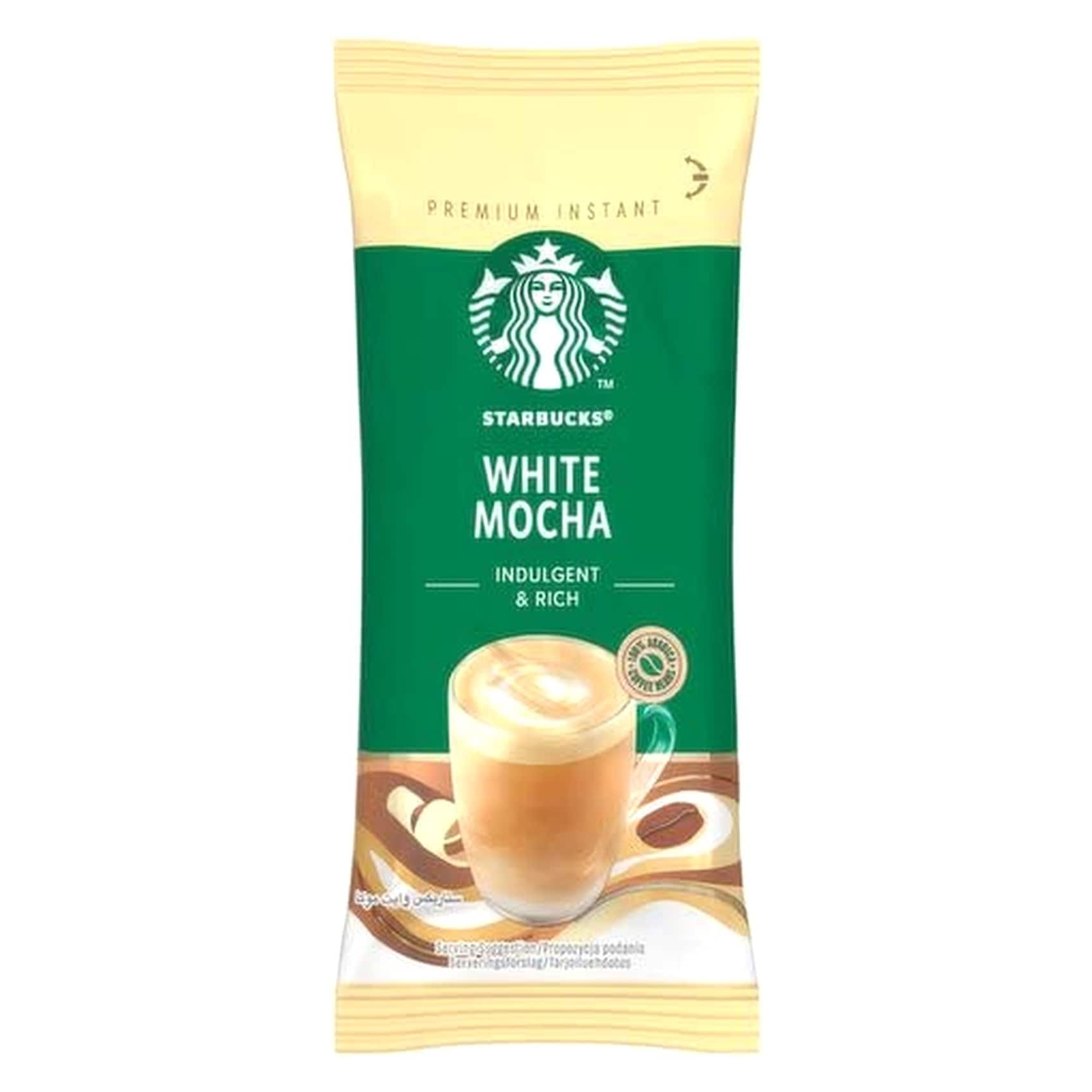Buy Starbucks White Mocha Premium Instant Coffee Mix 24g Online - Shop  Beverages on Carrefour UAE