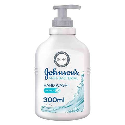 جونسون صابون مضاد للبكتيريا بملح البحر 300 مل