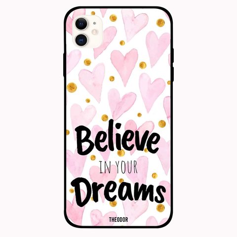Theodor - Apple iPhone 12 Mini 5.4 inch Case Believe In Your Dream Flexible Silicone Cover