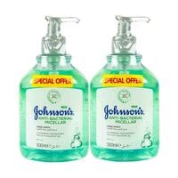 Johnson&#39;s Anti-Bacterial Micellar Mint Hand Wash 500ml Pack of 2