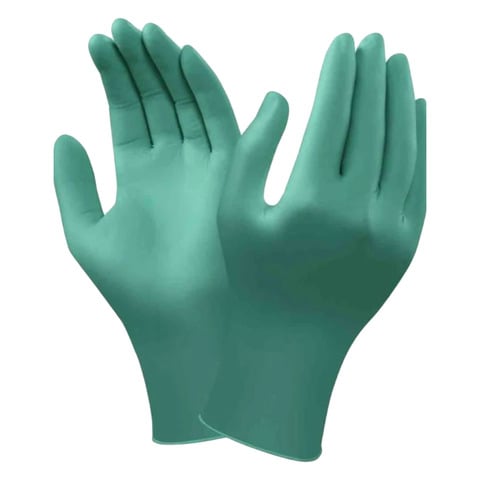 Nitrile Medium Gloves  Green