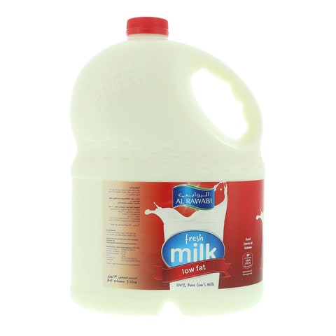 Al Rawabi Low Fat Fresh Milk 3l
