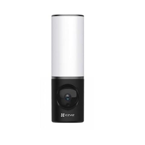 EZVZI 4MP, 2K+, smart security wall light camera, built in 32GB
