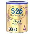 Buy Wyeth Nutrition S26 Prokids Gold Stage 4 Growing Up Milk Formula 3 to 6 yrs 900g in UAE