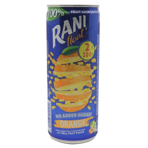 Rani Float Orange Can No Added Sugar 100% Fruit Juice 240ml