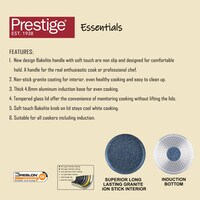 Prestige Essentials Granite 12 Piece Non-Stick Cast Aluminium Cookware Sets Blue