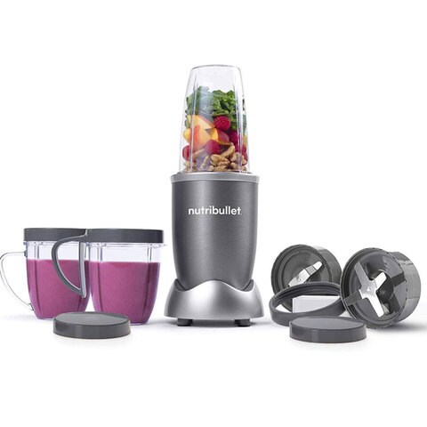 Nutribullet Smoothie Maker NBR-1212m Grey 600W Set of 9