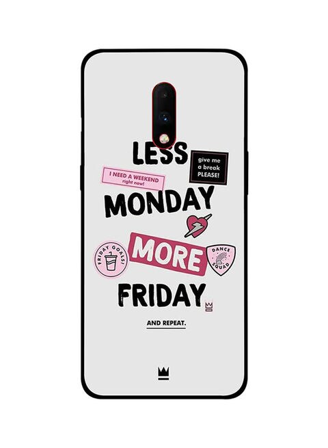 Theodor - Protective Case Cover For Oneplus 7 Less Mondy More Friday