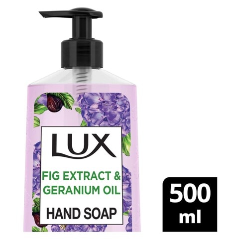 Lux Botanicals Perfumed Hand Soap With Fig Extract And Geranium Oil 500ml