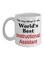 muGGyz World&#39;s Best Occupational Therapy Aide Printed Coffee Mug White 11Ounce