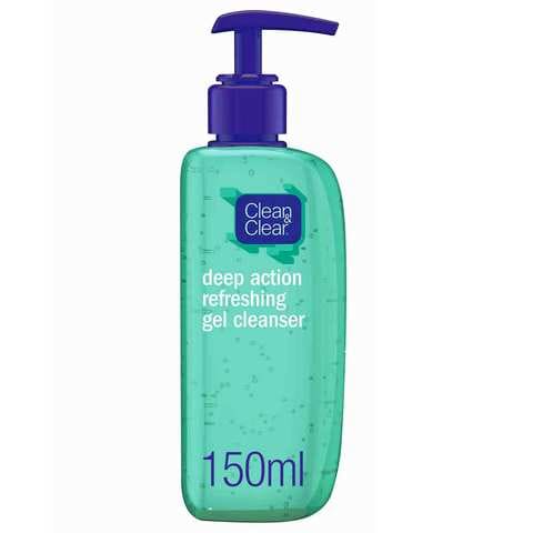 Clean &amp; Clear Deep Action Refreshing Gel Cleanser Blue 150ml