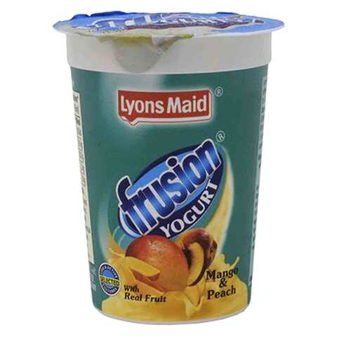 Lyons Maid Frusion Mango And Peach Yogurt 150ml