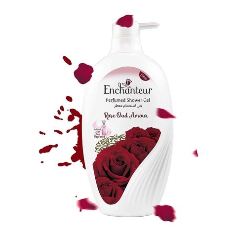 Enchanteur Rose Oud Amour Perfumed Shower Gel 550ml