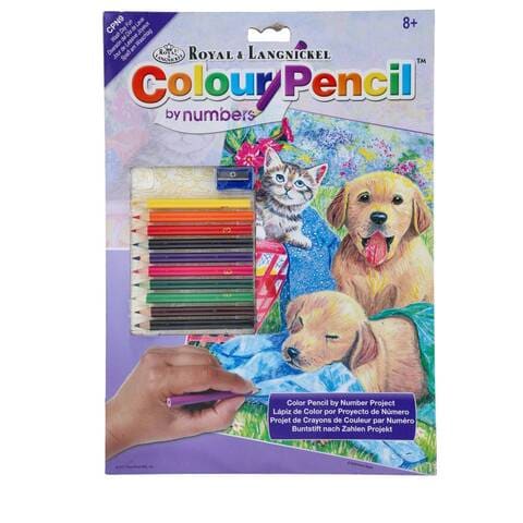 Royal &amp; Langnickel Colour Pencil By Number 8+