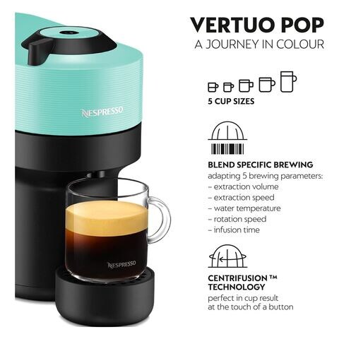 Coffee machine Nespresso Vertuo Pop Liquorice Black