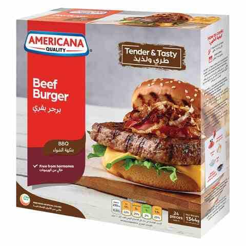 AMERICANA BURGER BEEF BBQ 1.344KG