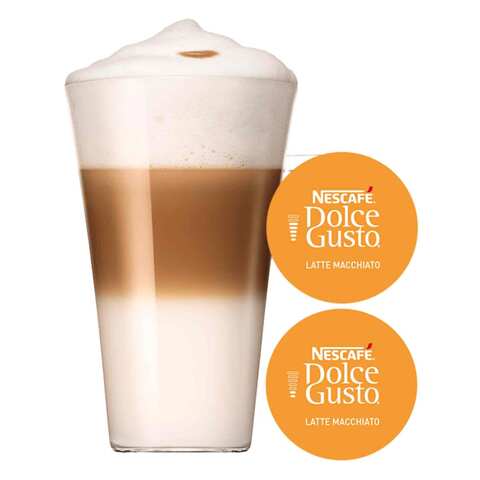 Buy Nescafe Dolce Gusto Latte Macchiato Caramel Coffee Pods 145.6g