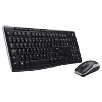 Logitech - Combo Wireless Keyboard &amp; Mouse MK270 - English