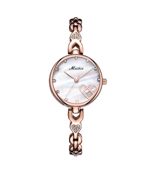 Meibin Analog Wrist Watch Stainless Steel Water Resistant For Women M1153 Wrg