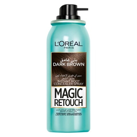 L39Oreal Paris Magic Retouch Instant Root Concealer Spray Dark Brown 75ml