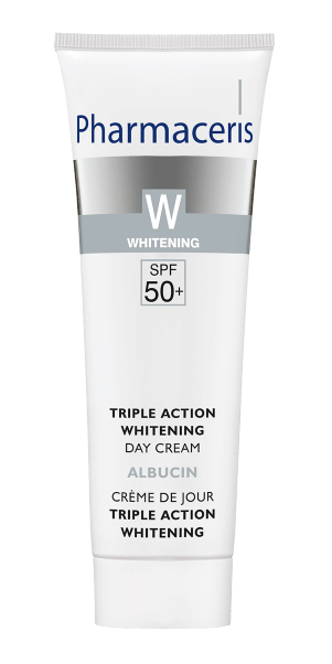 PHARMACERIS - Triple Action Skin Lightening Day Cream Spf 50+ Albucin 30 Ml