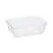 Royalford Rectangular Glass Food Container With Bamboo Lid, RF10319 - 640ml Capacity, Freezer &amp; Dishwasher Safe, Air Tight Lid With Silicone Sealing Ring
