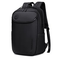 Arctic Hunter 15.6-inch Laptop Backpack Water Resistant Polyester Daypack with Built In USB/Headphone Port Computer Bag for Men Women B00555 Black