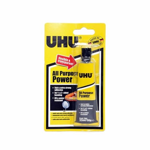 UHU Glue Expanded Polystyrene Styrofoam Adhesive 33 Ml