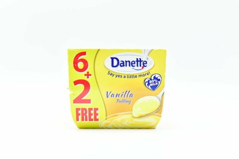 Danette Vanilla Pudding 90 gr X 6+2Free