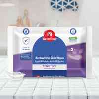 Carrefour Antibacterial Sensitive Skin Care Wipes White 20 Wipes