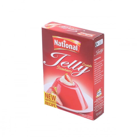 National Jelly Crystal Strawberry 80 gr