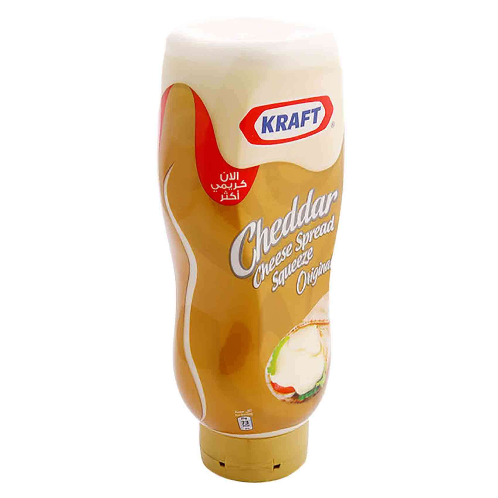 Buy Kraft Original Cheddar Cheese Spread Squeeze Jar 790g Online Shop