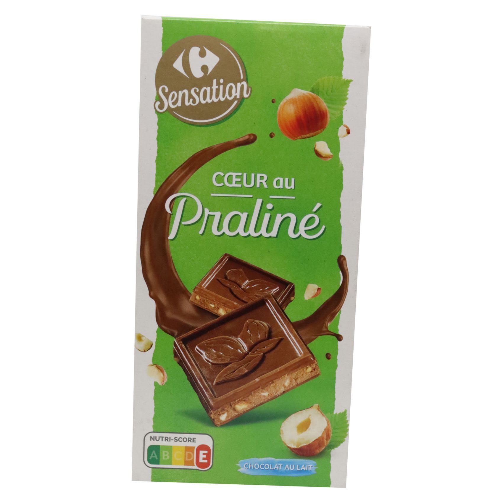 Auchan - Tablette de chocolat noir 72% 40g