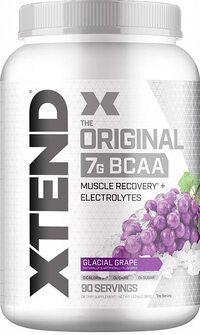 Scivation Xtend Original Bcaa Powder Glacial Grape   Sugar Free Post Workout Muscle Recovery Drink With Amino Acids   7G Bcaas For Men &amp; Women   90 Servings