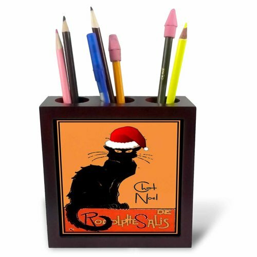 Buy 3drose Ph 1 Le Chat Noel Advertising Art Nouveau Black Cat Cat Cats Chat Noir Le Chat Tile Pen Holder 5 Inch Online Shop Stationery School Supplies On Carrefour Uae