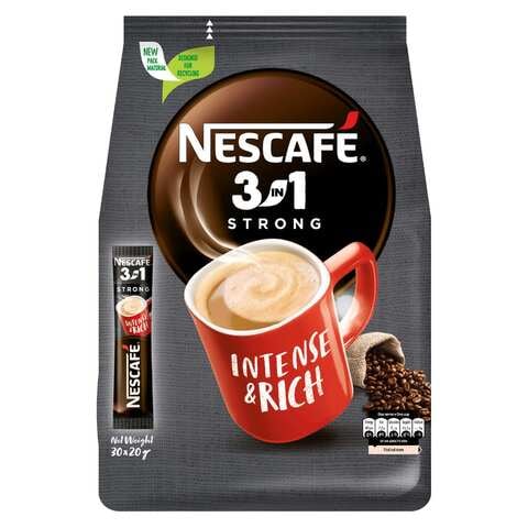 Nescafe 3 in 1 MOCHA Coffee Latte - Instant Coffee Packets - Single Serve  Flavored Coffee Mix (15 Sticks) 