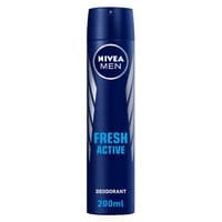 NIVEA MEN Antiperspirant Spray for Men Fresh Active Fresh Scent 200ml