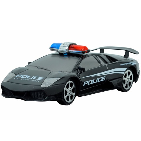 Remote Control Police Car Black