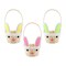 Easter Bamboo Bunny Basket 23cm Assorted