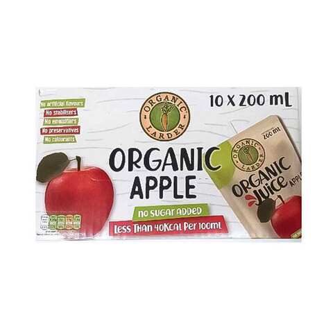 اشتري عصير تفاح عضوي 75٪ 200 مل × 10 في السعودية