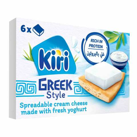 Buy Kiri Greek Style  Cheese Squares  100g  6 portions in Saudi Arabia