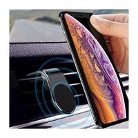 Magnetic Cell Phone Holder Car Mount Easy F3 Clamp Air Vent Phone Holder For Car Compatible With All Phone iPhone Android Smart Phone