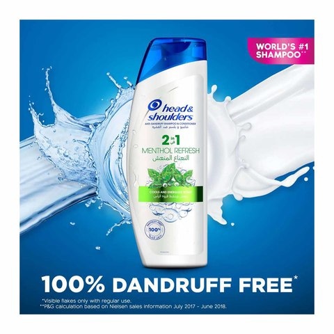 Head &amp; Shoulders Menthol Refresh Anti-Dandruff Shampoo - 400 ml