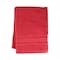 كنزي منشفة يدين قياس 50x100 سم لون أحمر